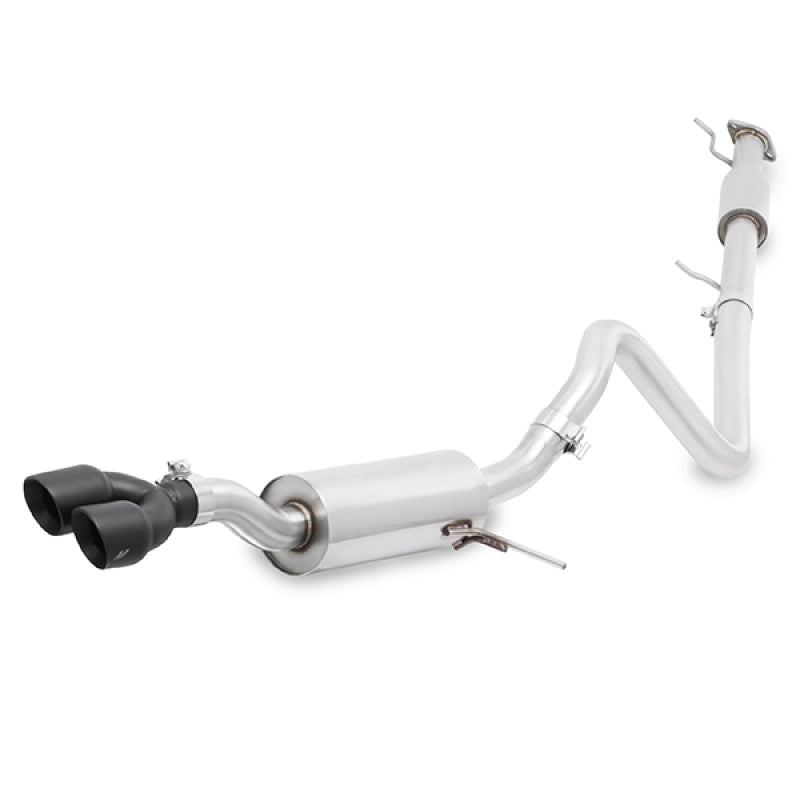 MMEXH-FIST-14RBK Mishimoto 14-16 Ford Fiesta ST 1.6L 2.5in Stainless Steel Resonated Cat-Back Exhaust w/ Black Tips
